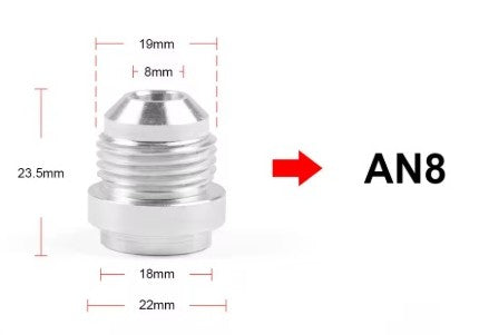 Conector (AN) de aluminio 6061