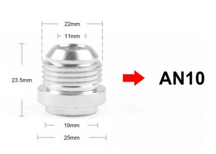 Conector (AN) de aluminio 6061