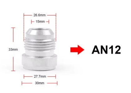 Conector (AN) de aluminio 6061