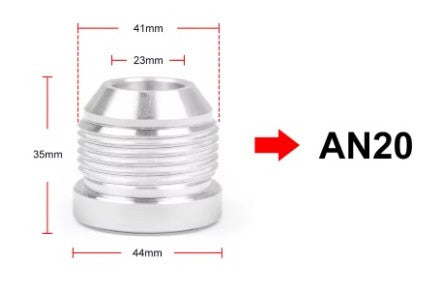 Conector (AN) de aluminio 6061